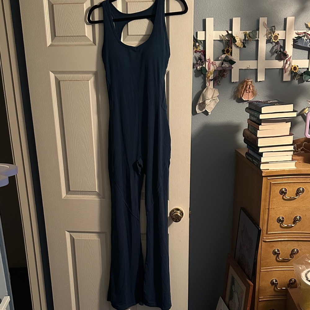 Elegant Navy workout Jumpsuit